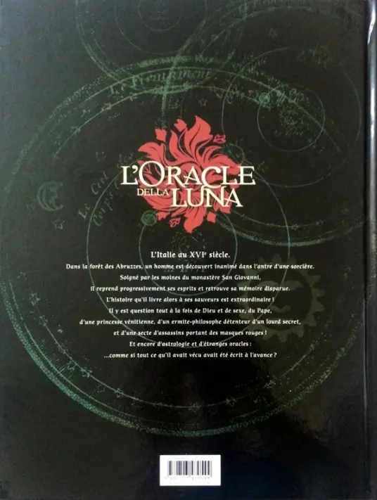 Verso de l'album L'Oracle della luna Tome 1 Le maître des Abruzzes