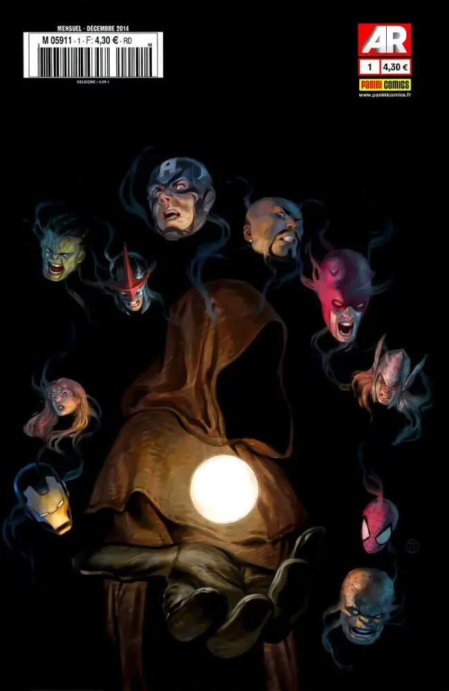 Verso de l'album Original Sin Tome 1 Qui a tué le Gardien ?