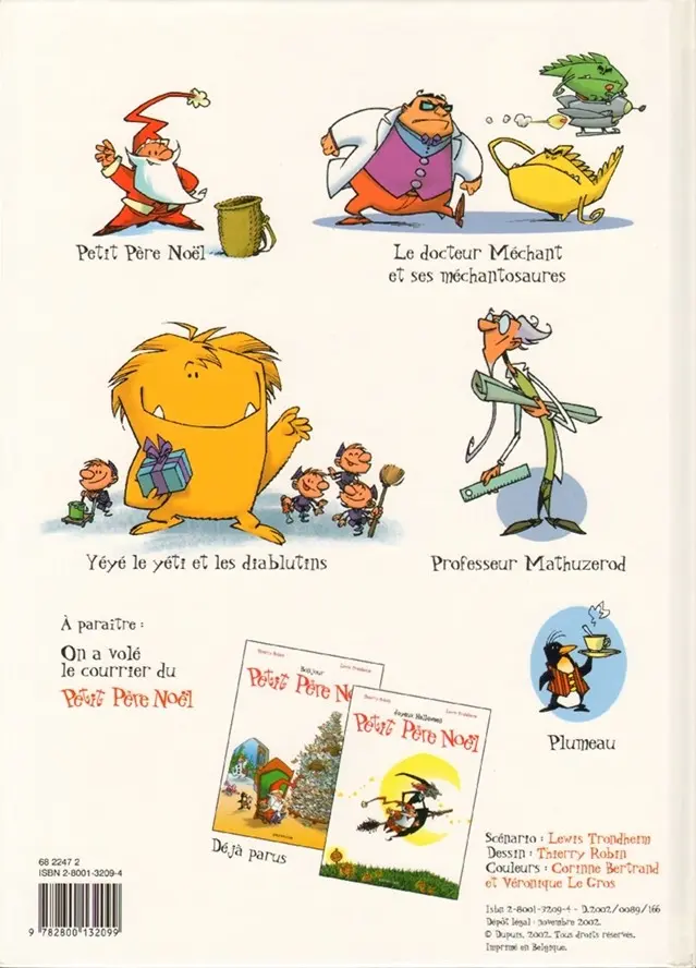 Verso de l'album Petit Père Noël Tome 3 Petit Père Noël contre le docteur Méchant