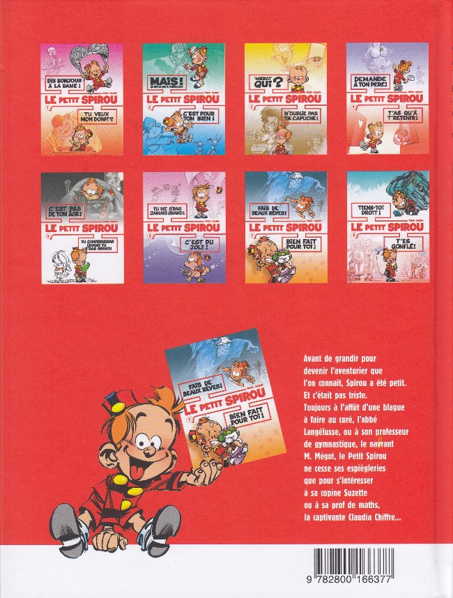 Verso de l'album Le Petit Spirou Tome 7 Fais de beaux rêves ! / Bien fait pour toi !