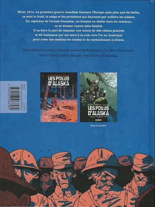 Verso de l'album Les Poilus d'Alaska Tome 1 Moufflot, Hiver 1914