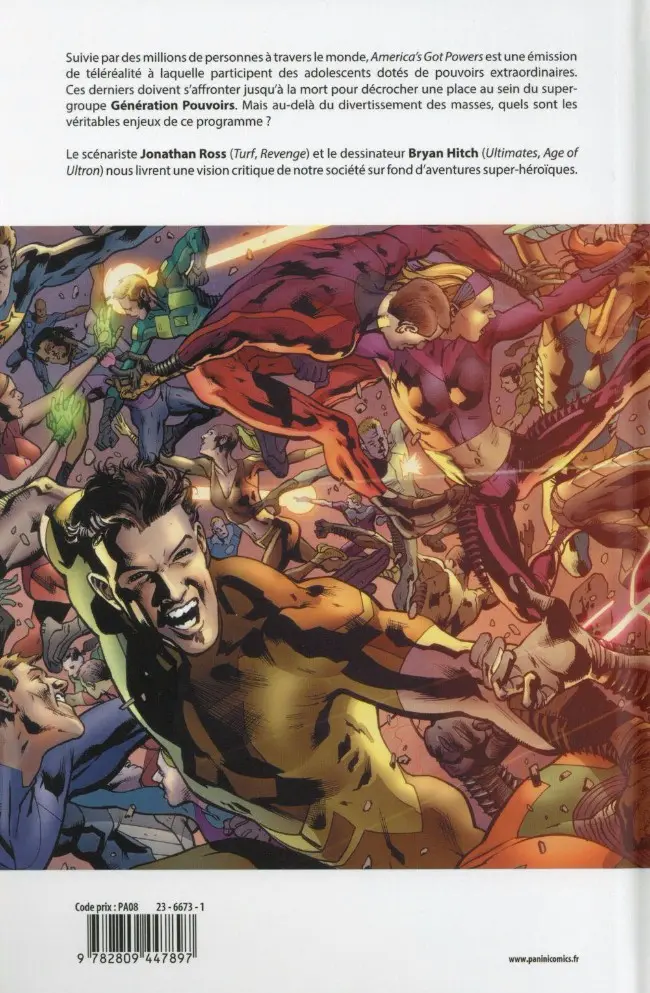 Verso de l'album America's Got Powers Vol. 1