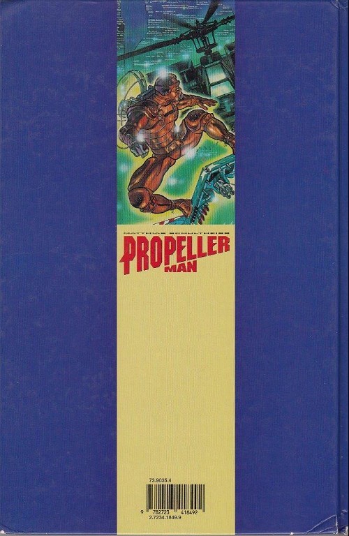 Verso de l'album Propeller Man Tome 2