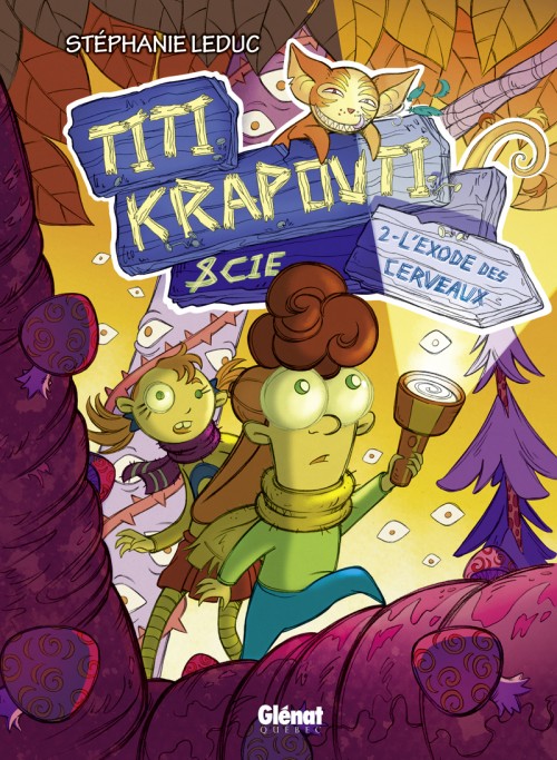 Couverture de l'album Titi Krapouti & Cie Tome 2 L'Exode des cerveaux