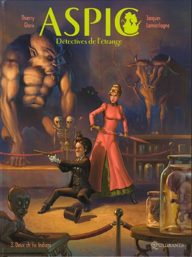 Couverture de l'album Aspic, détectives de l'étrange Tome 3 Deux ch'tis Indiens