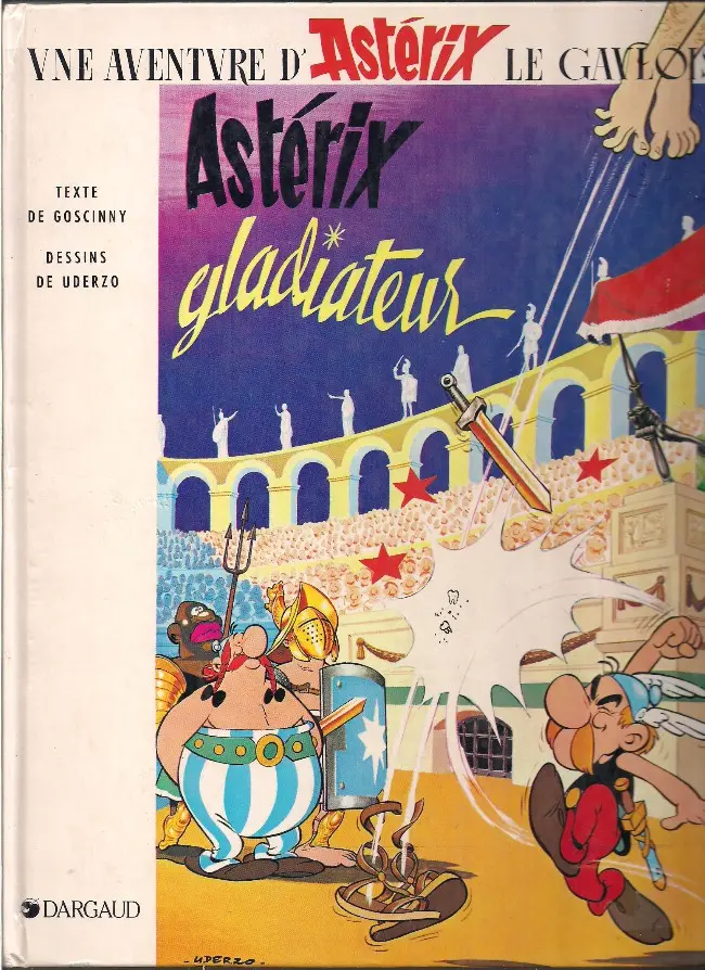 Couverture de l'album Astérix Tome 4 Astérix gladiateur