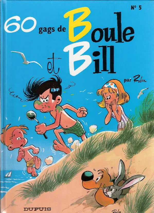 Couverture de l'album Boule & Bill Tome 5 60 gags de Boule et Bill