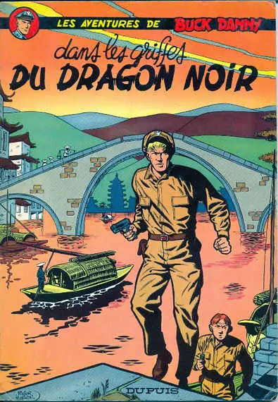Couverture de l'album Buck Danny Tome 5 Dans les griffes du Dragon Noir