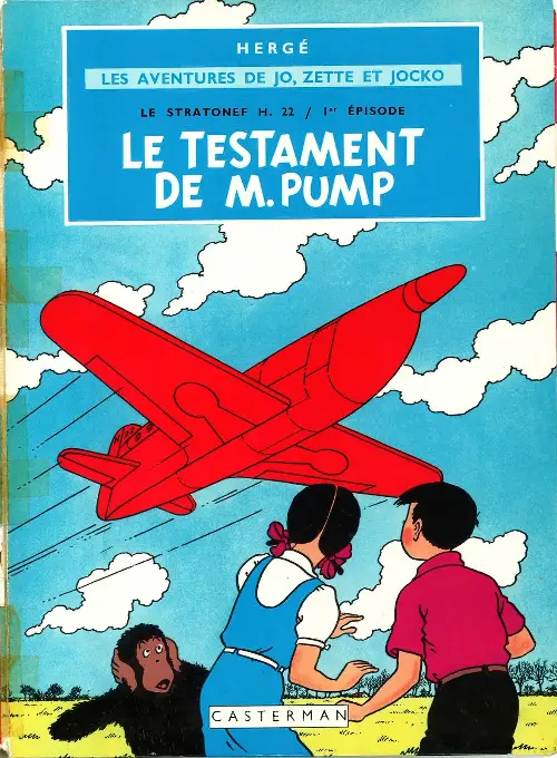 Couverture de l'album Les Aventures de Jo, Zette et Jocko Tome 1 Le testament de M. Pump