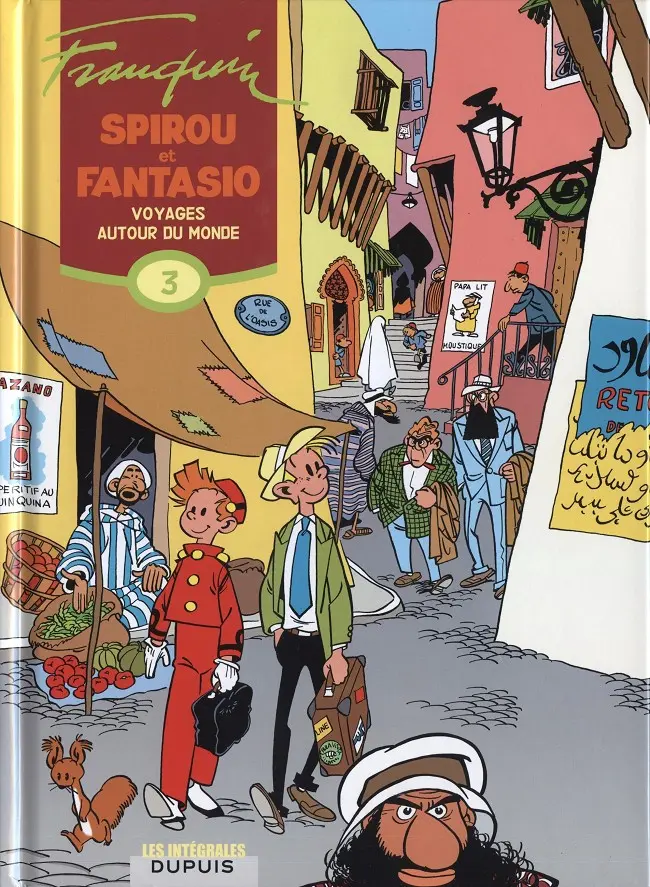 Couverture de l'album Spirou et Fantasio - Intégrale Dupuis 2 Tome 3 Voyages autour du monde