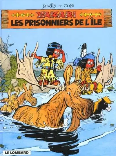 Couverture de l'album Yakari Tome 9 Les prisonniers de l'ile