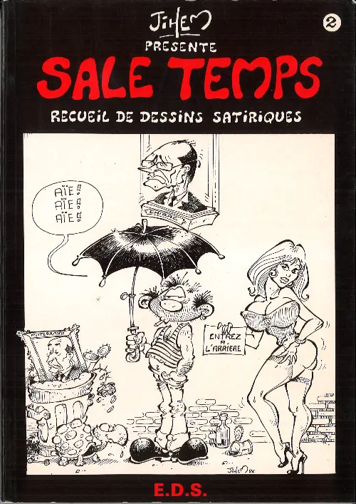 Couverture de l'album Sale temps Recueil de dessins satiriques
