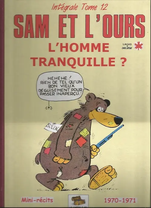 Couverture de l'album Sam et l'ours Tome 12 L'homme tranquille ?