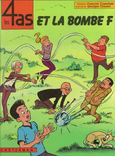 Couverture de l'album Les 4 as Tome 13 Les 4 as et la bombe F