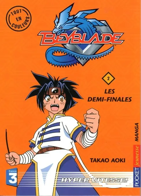Couverture de l'album Beyblade Pocket Tome 2 Les Demi-finales