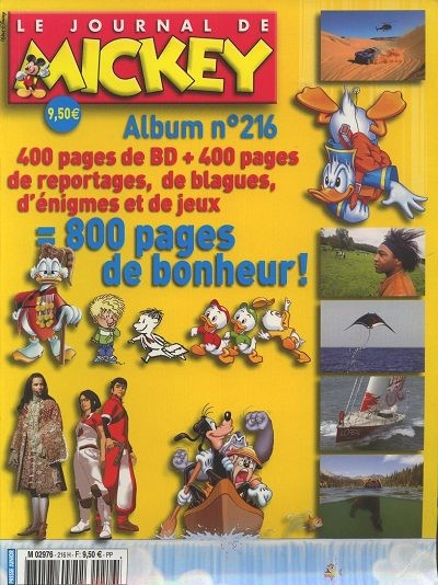 Couverture de l'album Le Journal de Mickey Album N° 216