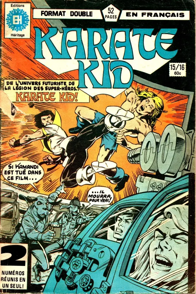 Couverture de l'album Karaté Kid N° 15/16 Le légionnaire