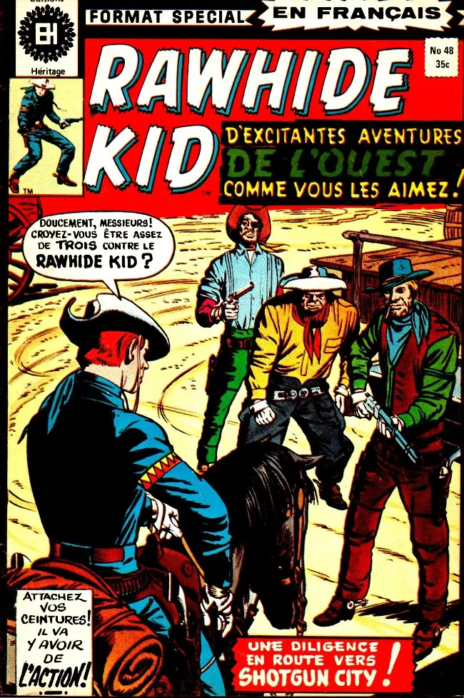 Couverture de l'album Rawhide Kid N° 48 Une diligence en route vers le Col Shotgun