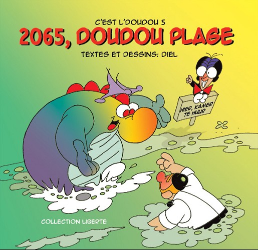 Couverture de l'album C'est l'doudou Tome 5 2065, doudou plage