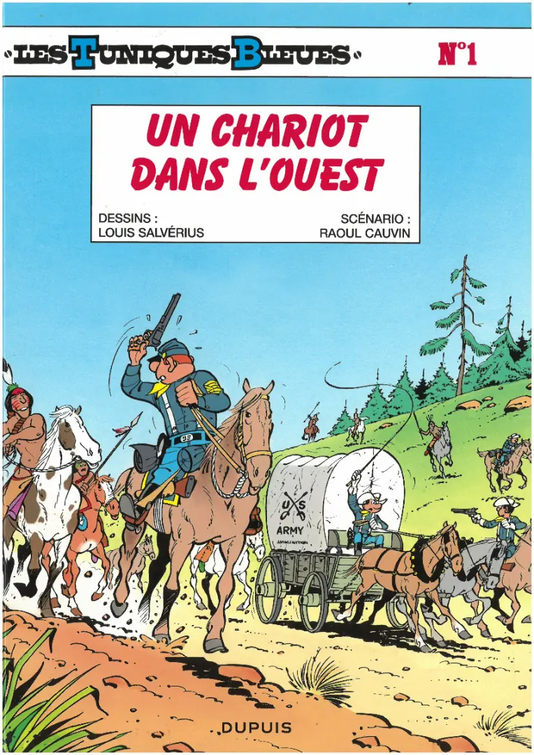 Couverture de l'album Les Tuniques Bleues Tome 1 Un chariot dans l'Ouest