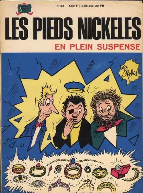 Couverture de l'album Les Pieds Nickelés Tome 53 Les Pieds Nickelés en plein suspense