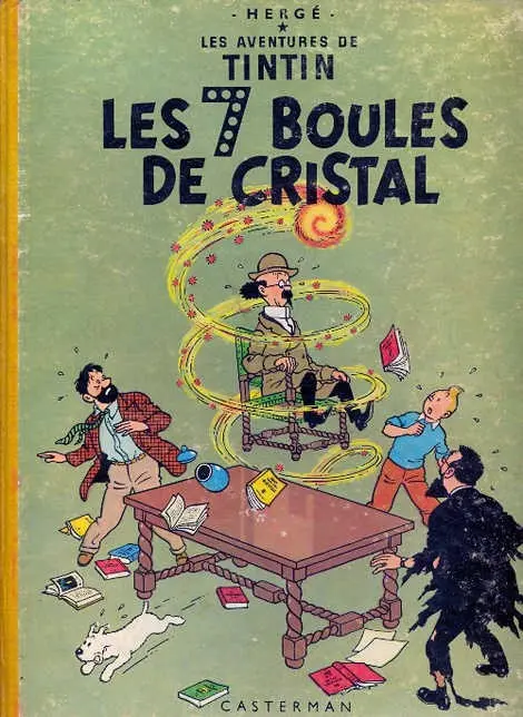 Couverture de l'album Tintin Tome 13 Les 7 boules de cristal