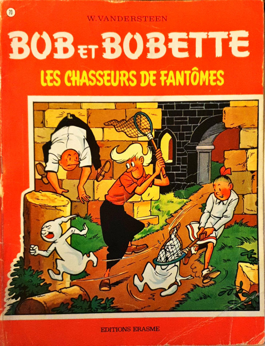 Couverture de l'album Bob et Bobette Tome 70 Les Chasseurs de Fantômes