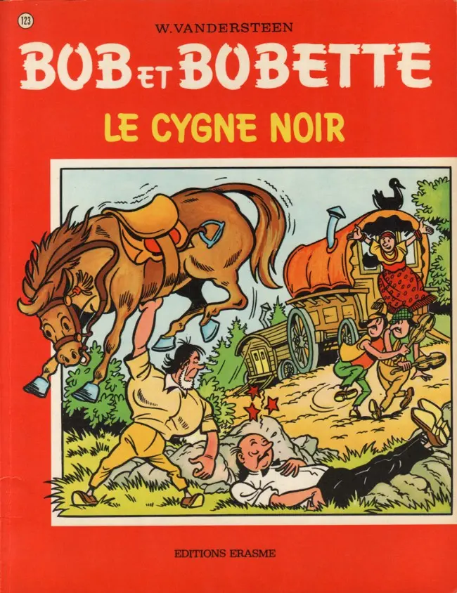 Couverture de l'album Bob et Bobette Tome 123 Le cygne noir