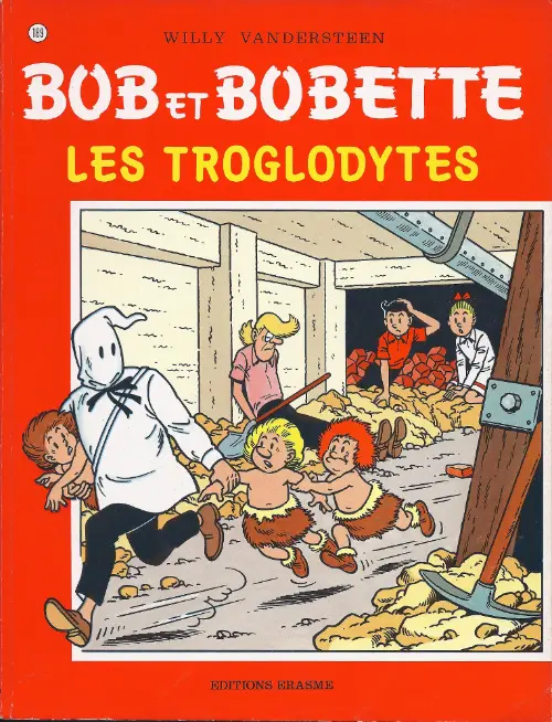 Couverture de l'album Bob et Bobette Tome 189 Les troglodytes