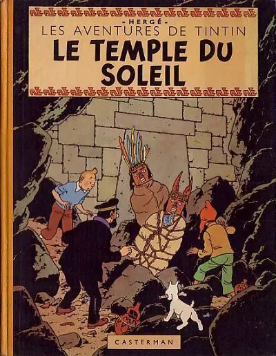 Couverture de l'album Tintin Tome 14 Le temple du Soleil
