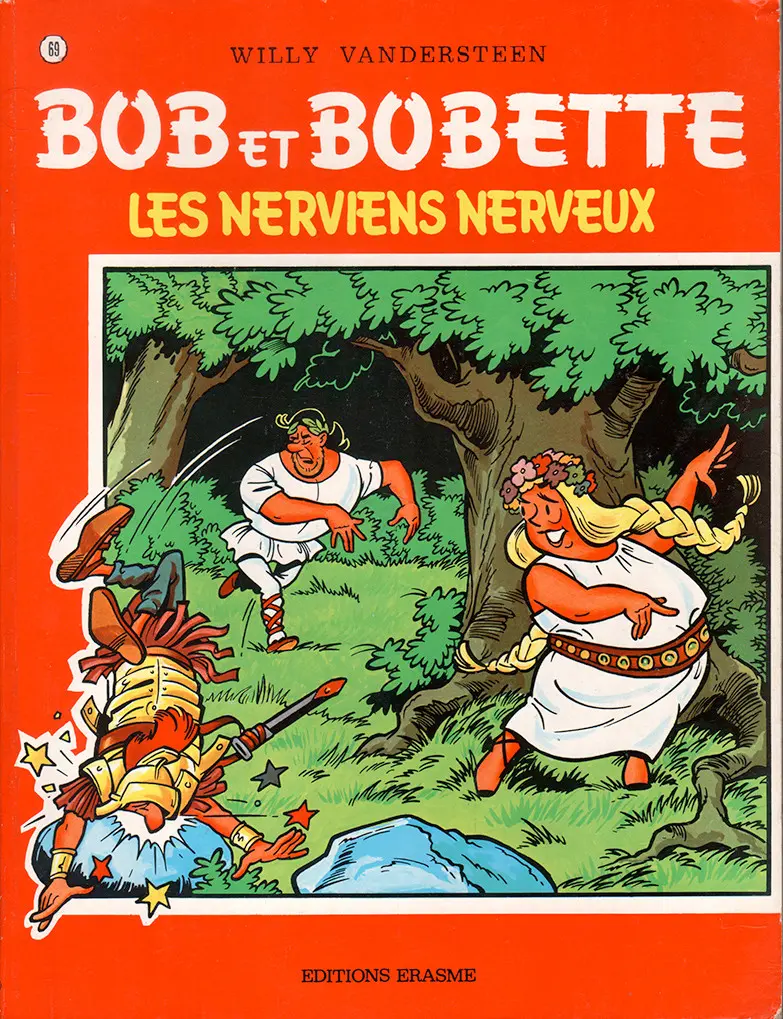 Couverture de l'album Bob et Bobette Tome 69 Les nerviens nerveux