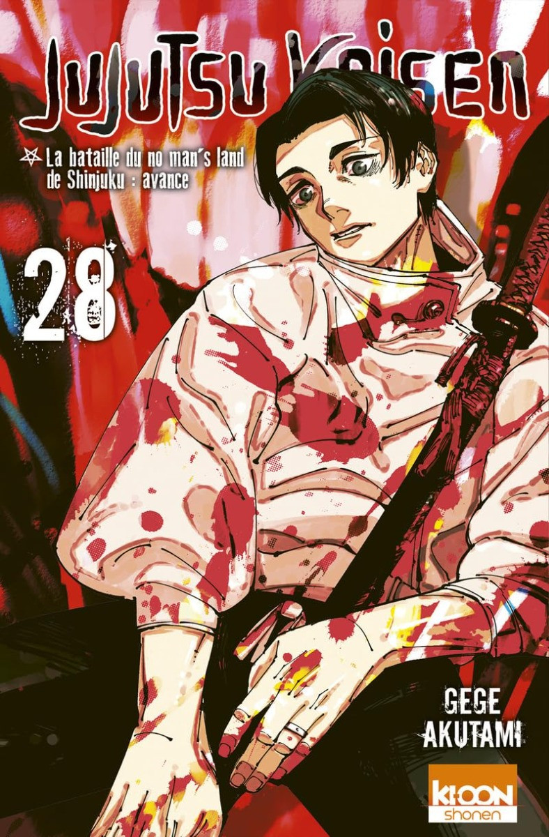 Couverture de l'album Jujutsu Kaisen 28 La bataille du no man's land de Shinjuku : avance