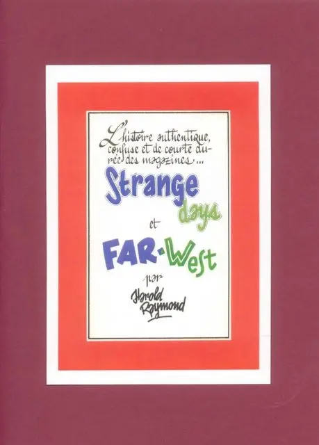 Couverture de l'album Harry sauve la planète Strange days et Far-West