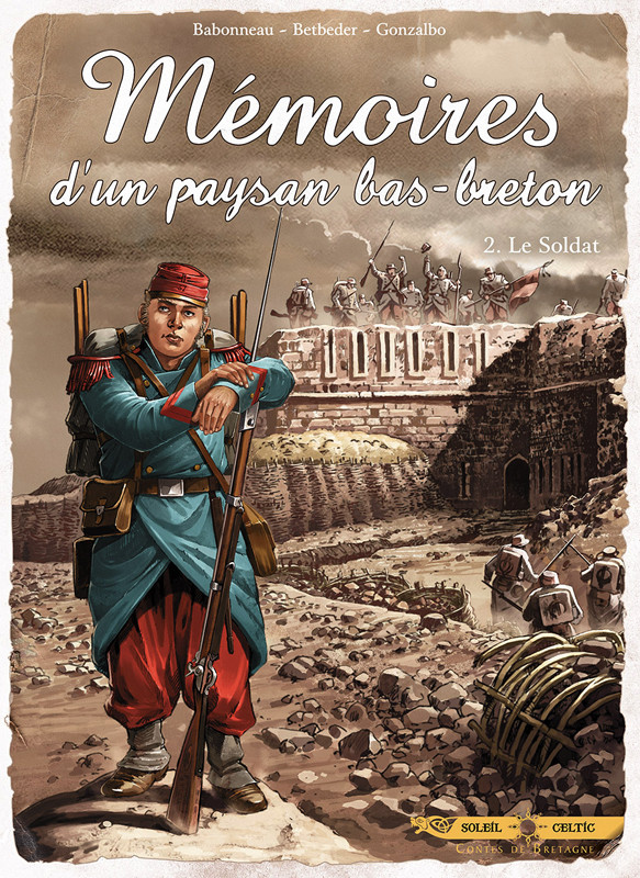 Couverture de l'album Mémoires d'un paysan bas-breton Tome 2 Le soldat