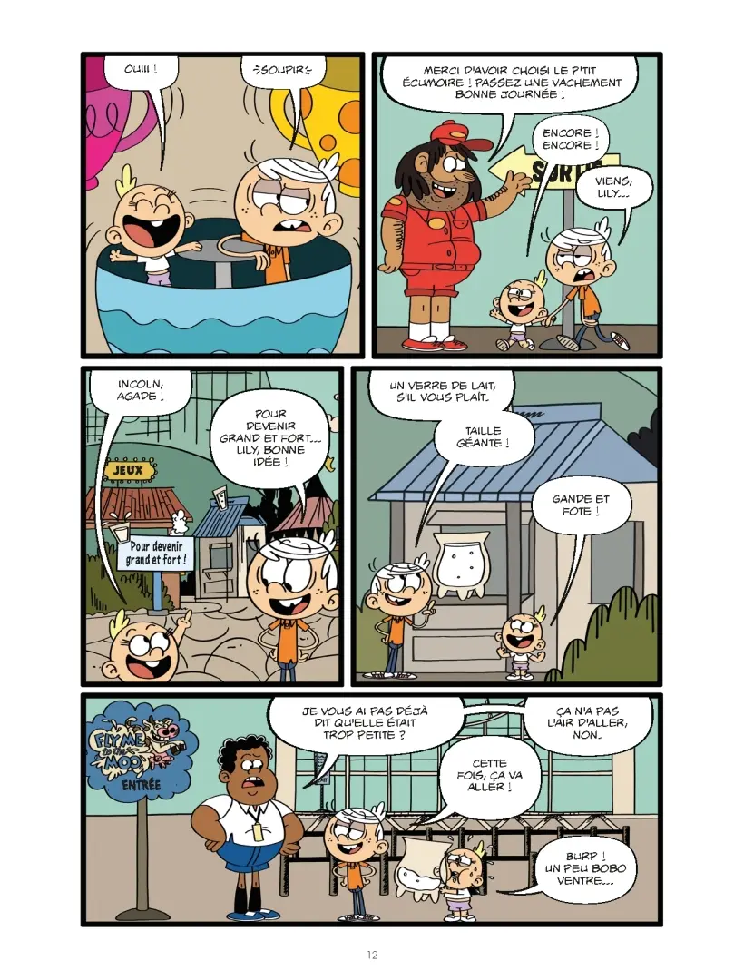 Planche de l'album Bienvenue chez les Loud Tome 19 Oh, la vache !