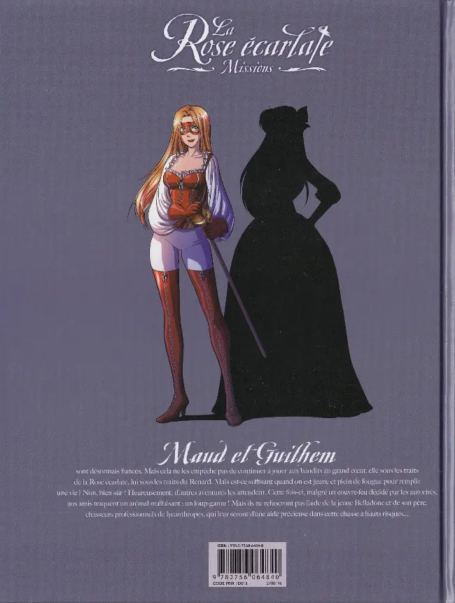 Verso de l'album La Rose écarlate - Missions Tome 6 La Belle et le loup 2/2