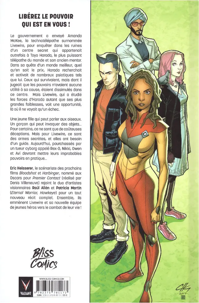 Verso de l'album Secret Weapons