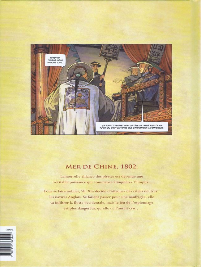 Verso de l'album Shi Xiu Reine des pirates Tome 3 L'Appât