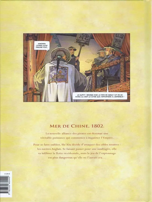 Verso de l'album Shi Xiu Reine des pirates Tome 3 L'Appât