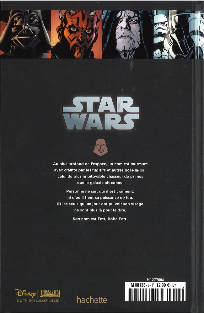 Verso de l'album Star Wars - Légendes - La Collection Tome 6 Le Côté Obscur - VII. Boba Fett