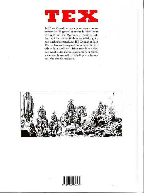Verso de l'album Tex (Spécial) Tome 2 Terre sans loi