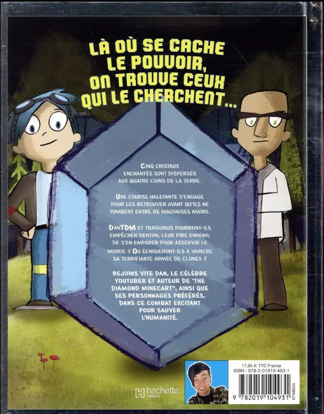 Verso de l'album Trayaurus et le cristal enchanté