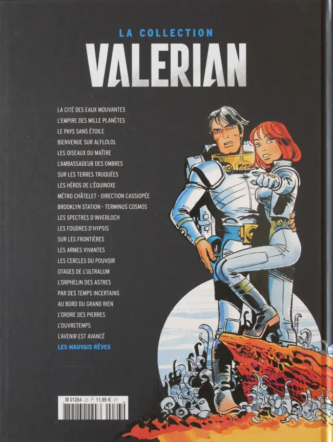 Verso de l'album Valérian Tome 23 Les mauvais rêves