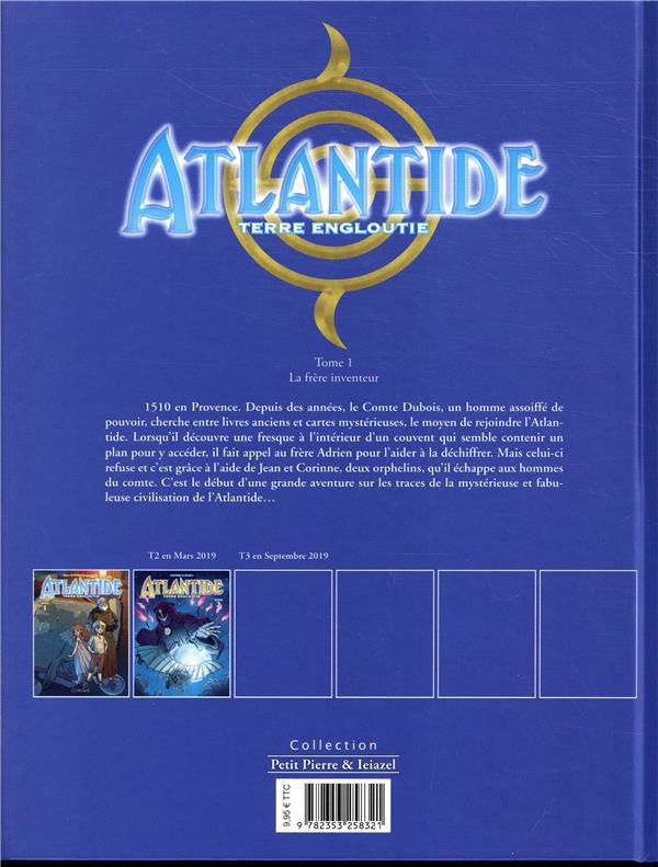 Verso de l'album Atlantide - Terre engloutie Tome 1