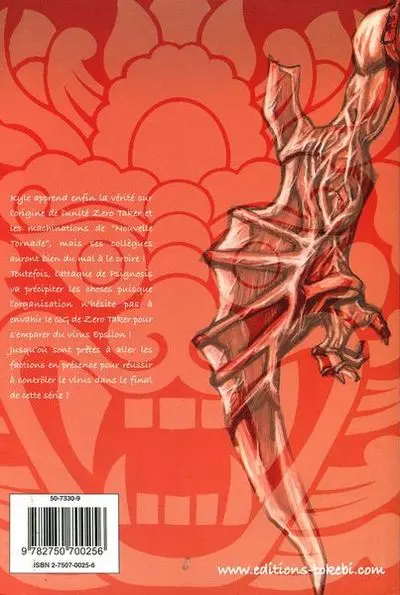 Verso de l'album Zero taker 3