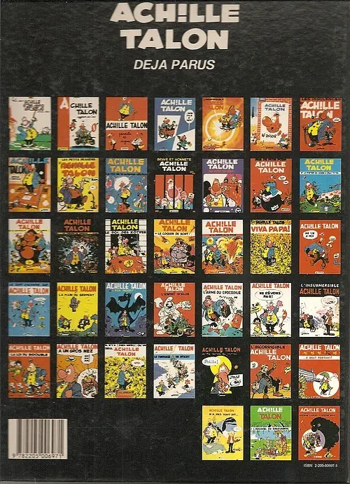 Verso de l'album Achille Talon Tome 8 Achille Talon méprise l'obstacle