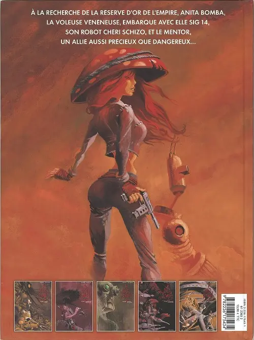 Verso de l'album Anita Bomba Tome 1 Le robot schizo