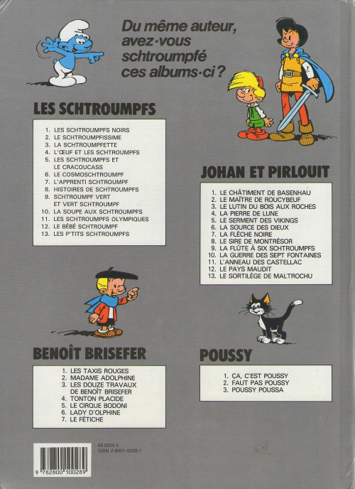 Verso de l'album Benoît Brisefer Tome 4 Tonton Placide