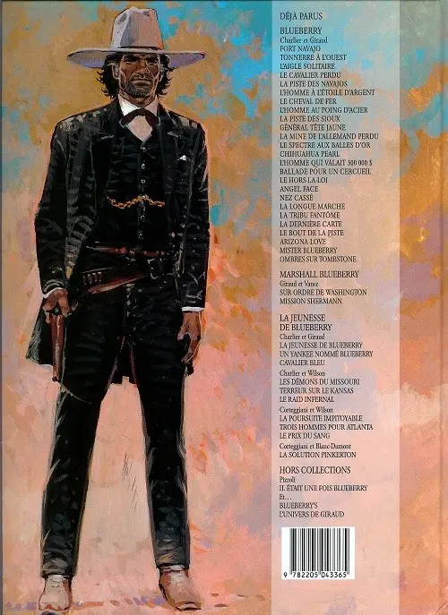 Verso de l'album Blueberry Tome 8 L'homme au poing d'acier