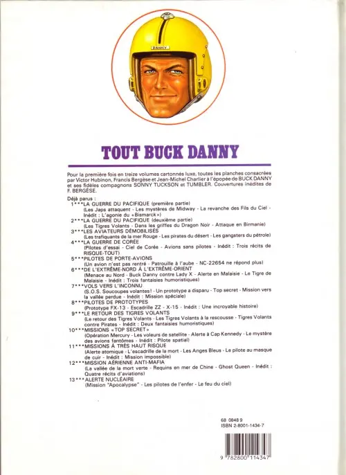 Verso de l'album Tout Buck Danny Tome 9 Le retour des Tigres Volants